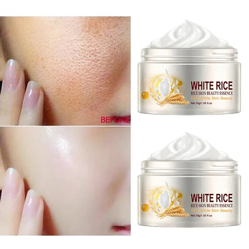 Rice Anti-wrinkle Facial Cream Acne Melasma Treatment Pigmentation Whitening Face Lifting Beauty