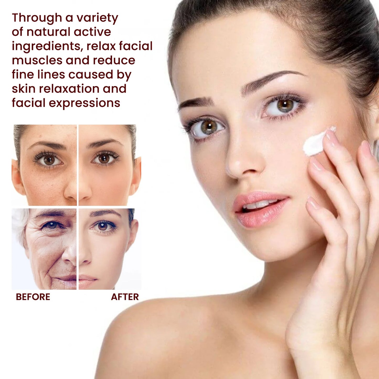 Rice Anti-wrinkle Facial Cream Acne Melasma Treatment Pigmentation Whitening Face Lifting Beauty