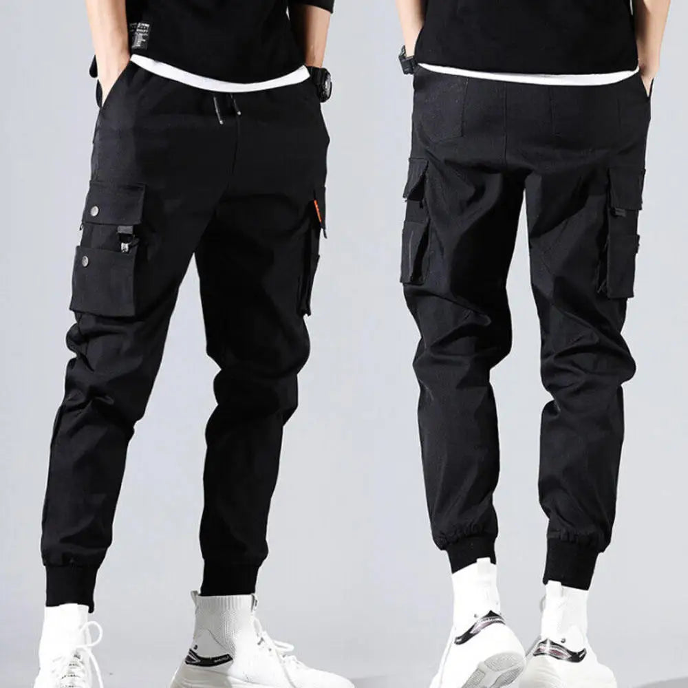 Men's multi-pocket trousers